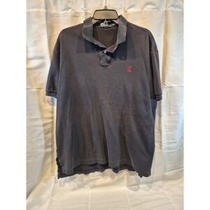 Polo by Ralph Lauren Men's Dark Black Short Sleeve Polo Shirt Size XL 90s Preppy